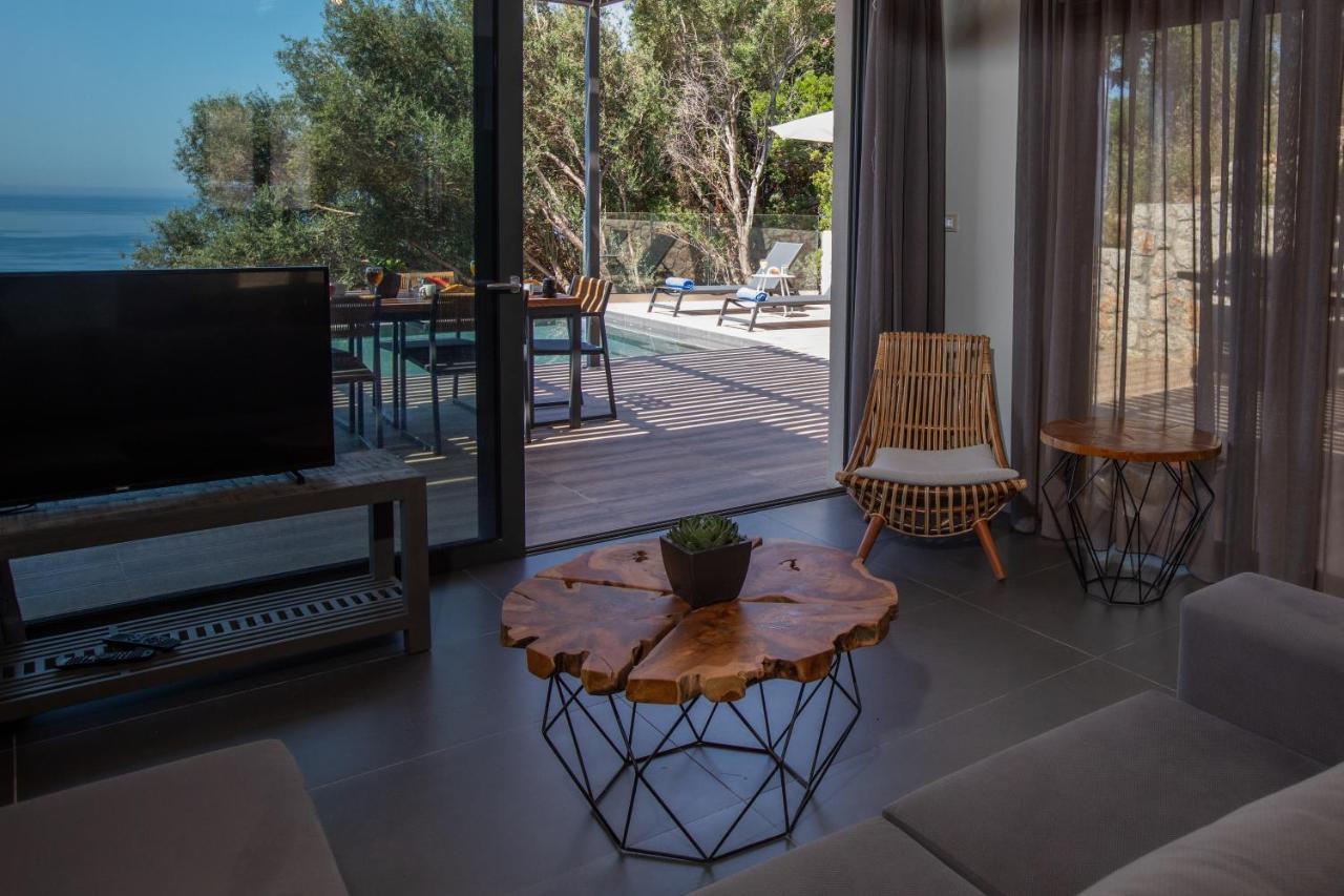 Brand New Villa Lefka With Private Pool At Platies Plateies Buitenkant foto