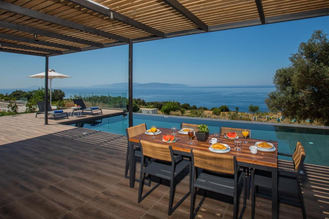 Brand New Villa Lefka With Private Pool At Platies Plateies Buitenkant foto