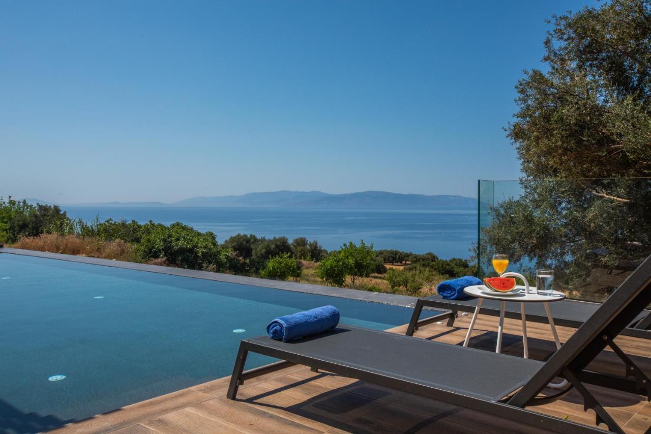 Brand New Villa Lefka With Private Pool At Platies Plateies Buitenkant foto