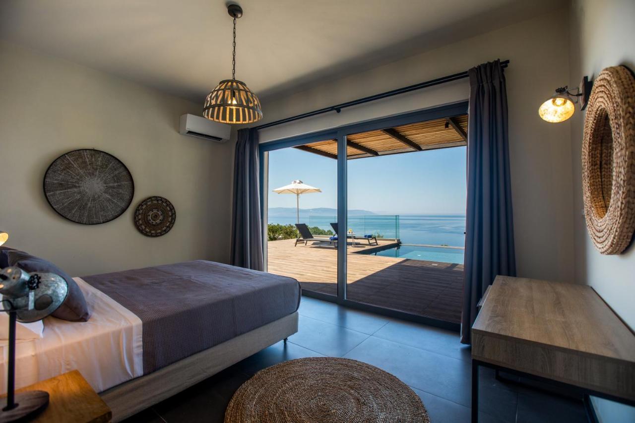 Brand New Villa Lefka With Private Pool At Platies Plateies Buitenkant foto
